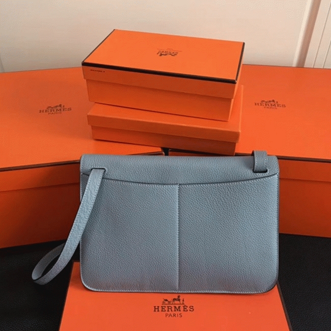 Blue Lin Copy Hermes Halzan Stylish Crossbody Bag
