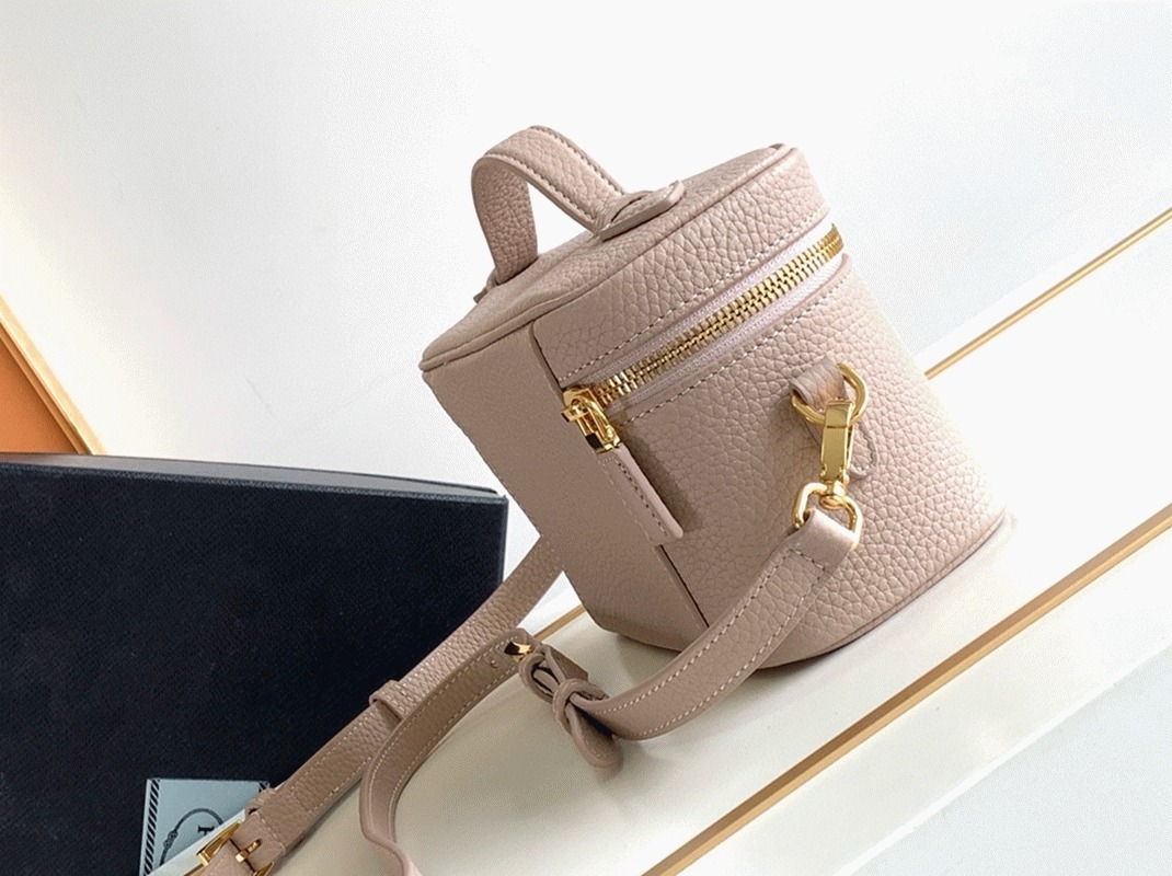 Prada Mini Vanity Bag Replica in Light Pink