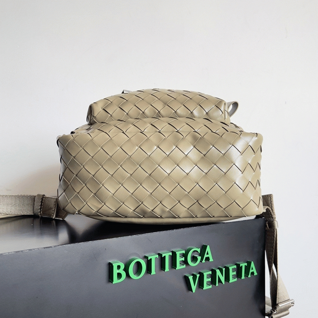 Fake Bottega Veneta Small Backpack Taupe