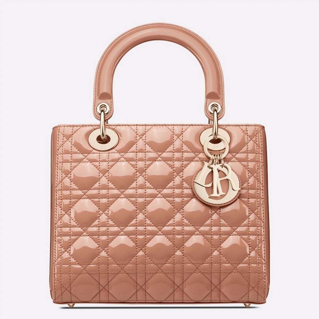 Dior Lady Dior Medium Bag Replica in Blush