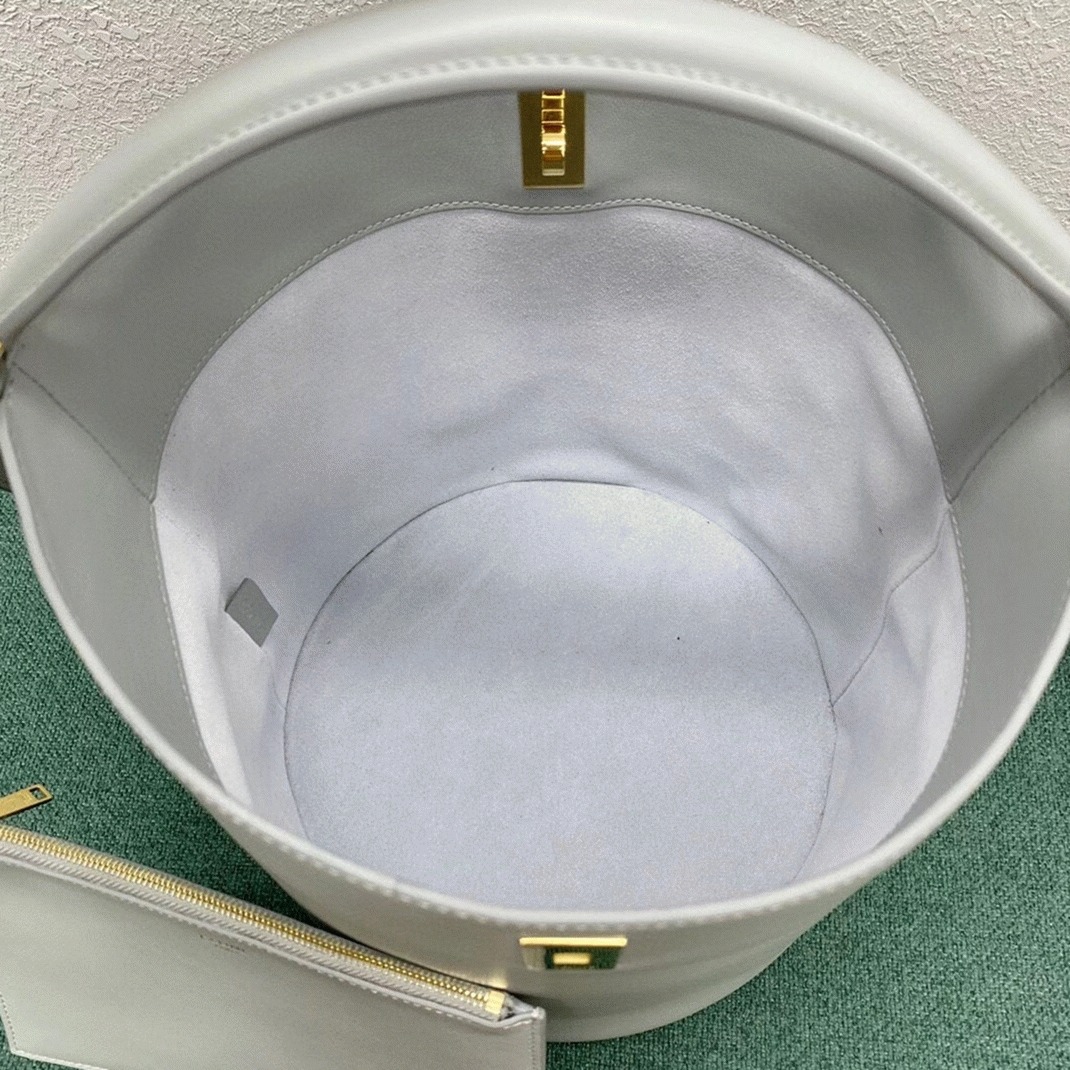 Top Quality Faux Celine Bucket 16 Bag In Mineral Smooth Calfskin