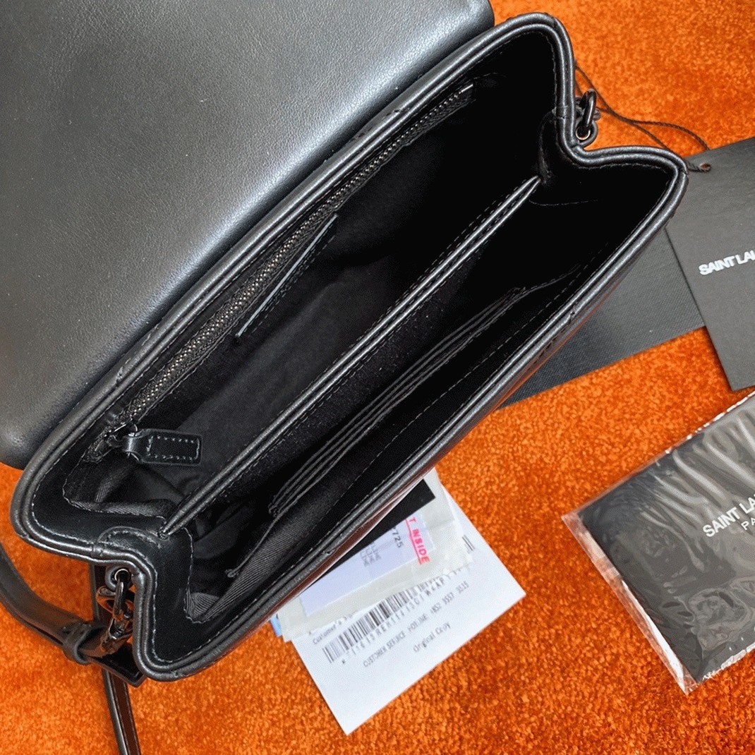 Replica Saint Laurent LouLou Toy Strap Bag All Black