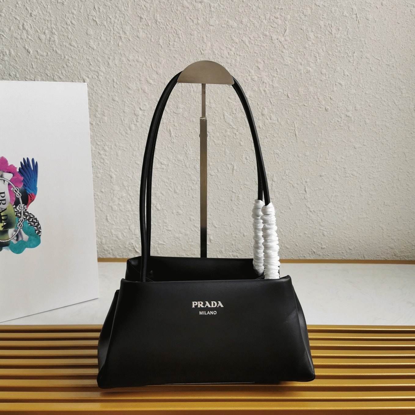 Prada Supernova Small Shoulder Bag Replica in Black
