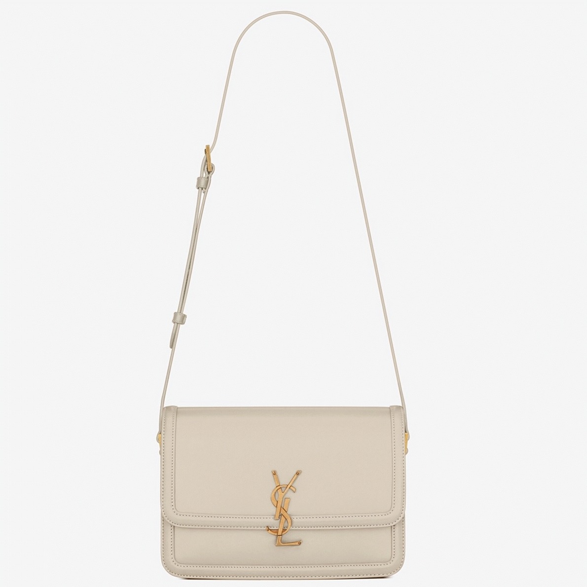 Fake Saint Laurent Medium Solferino Bag White Calfskin