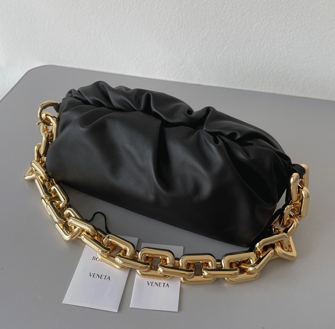 Replica Bottega Veneta The Chain Pouch Bag Black