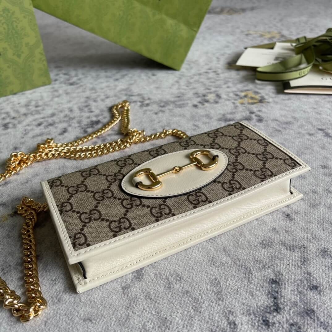 Gucci Horse Buckle 1955 Chain Wallet