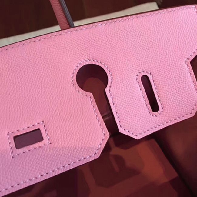 Pink Handmade Imitation Hermes Birkin 30cm Tote