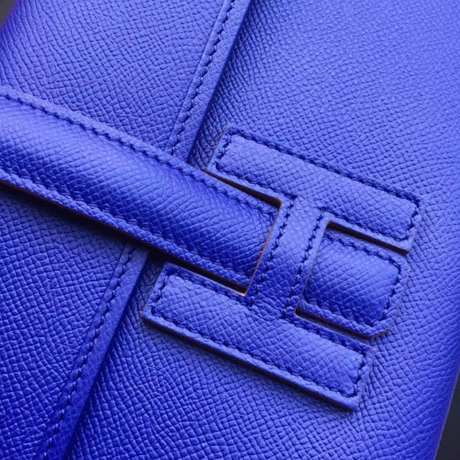 Electric Blue Epsom Replica Hermes Jige Elan 29 Modern Clutch