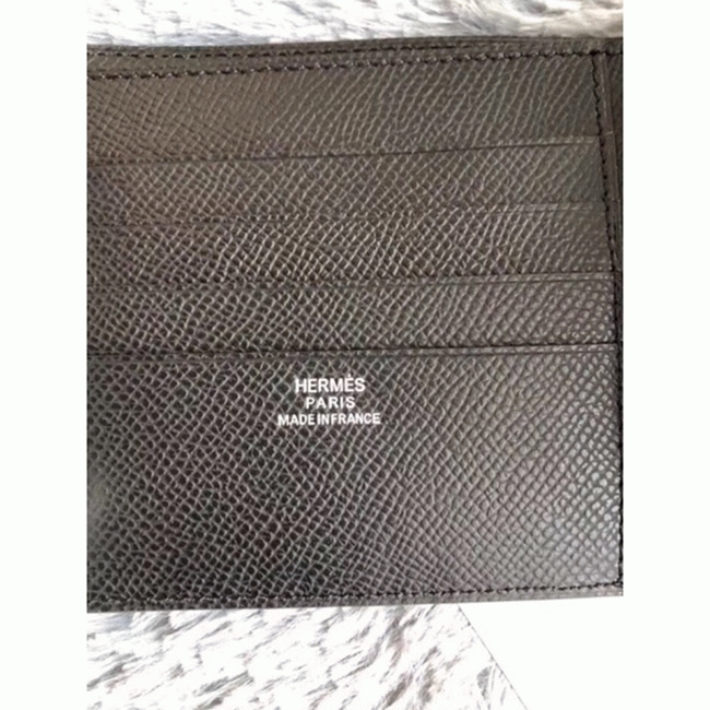 Black Hermes Copernic compact wallet