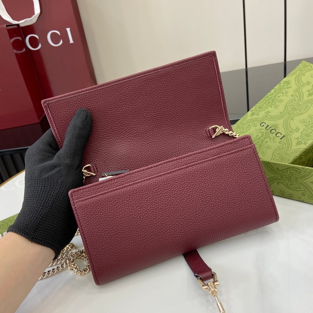 GUCCI BAMBOO 1947 JUMBO GG SMALL TOP HANDLE BAG