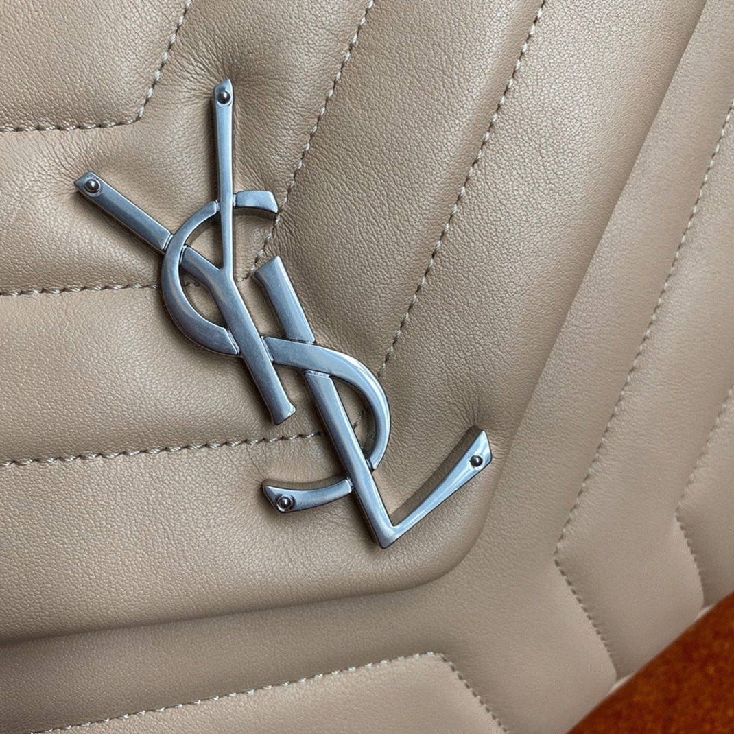 Replica Saint Laurent LouLou Medium Chain Bag Poudre