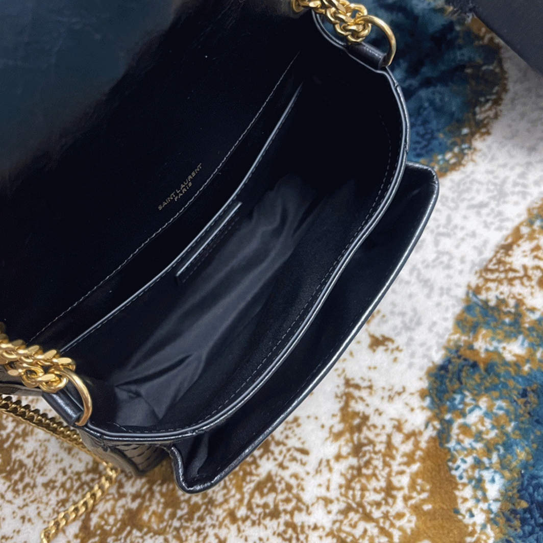 Replica Saint Laurent Niki Baby Chain Bag Black