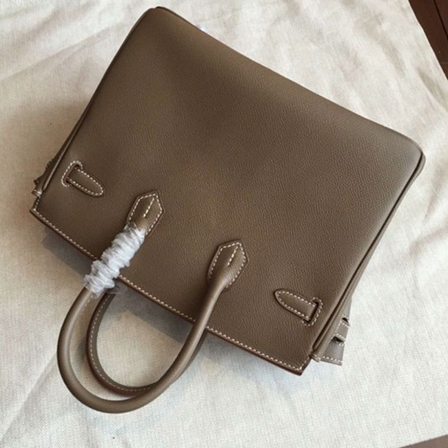 Etoupe Hermes Birkin 25cm Excellent Replica