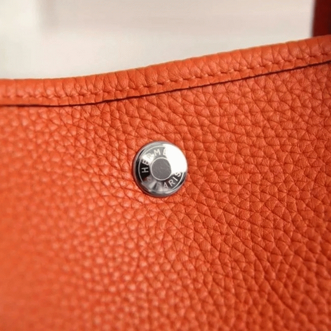 Orange Replica Hermes Garden Party 36cm Large Tote Bag