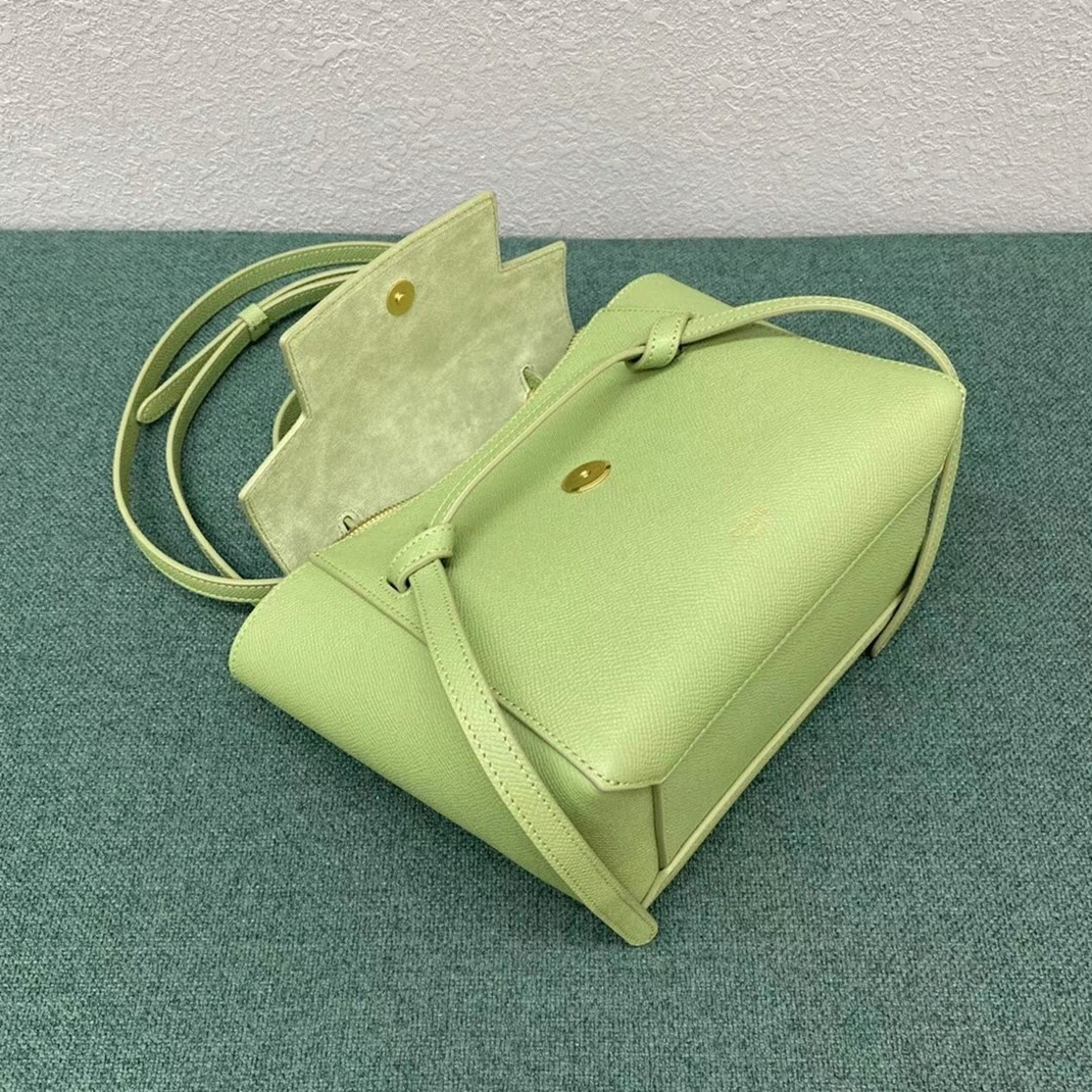 Celine Belt Nano Bag Fake in Sage
