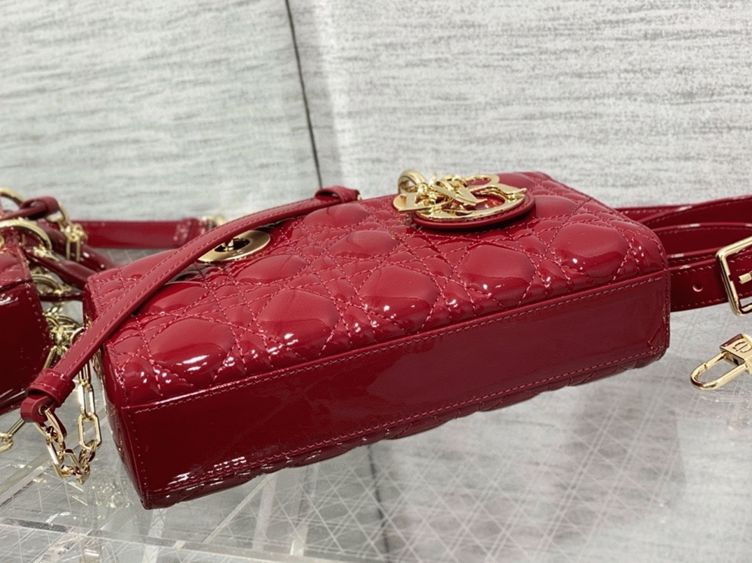 Dior Lady D-Joy Small Bag Imitation in Red