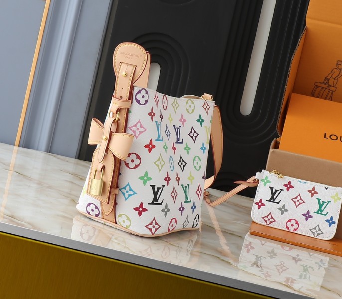 LV X TM Multicolored All In BB In White