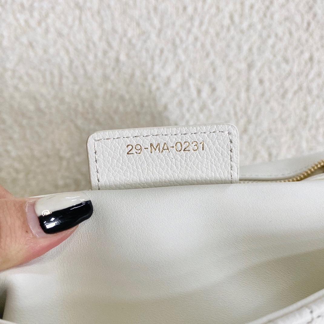 Dior Caro Medium Bag Replica in White