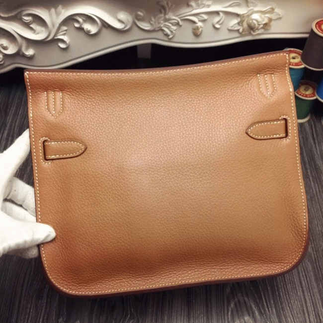 Brown replica Hermes Jypsiere 34cm handbag