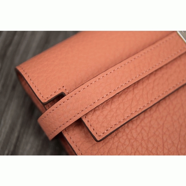 Crevette best replica Hermes Kelly Longue wallet