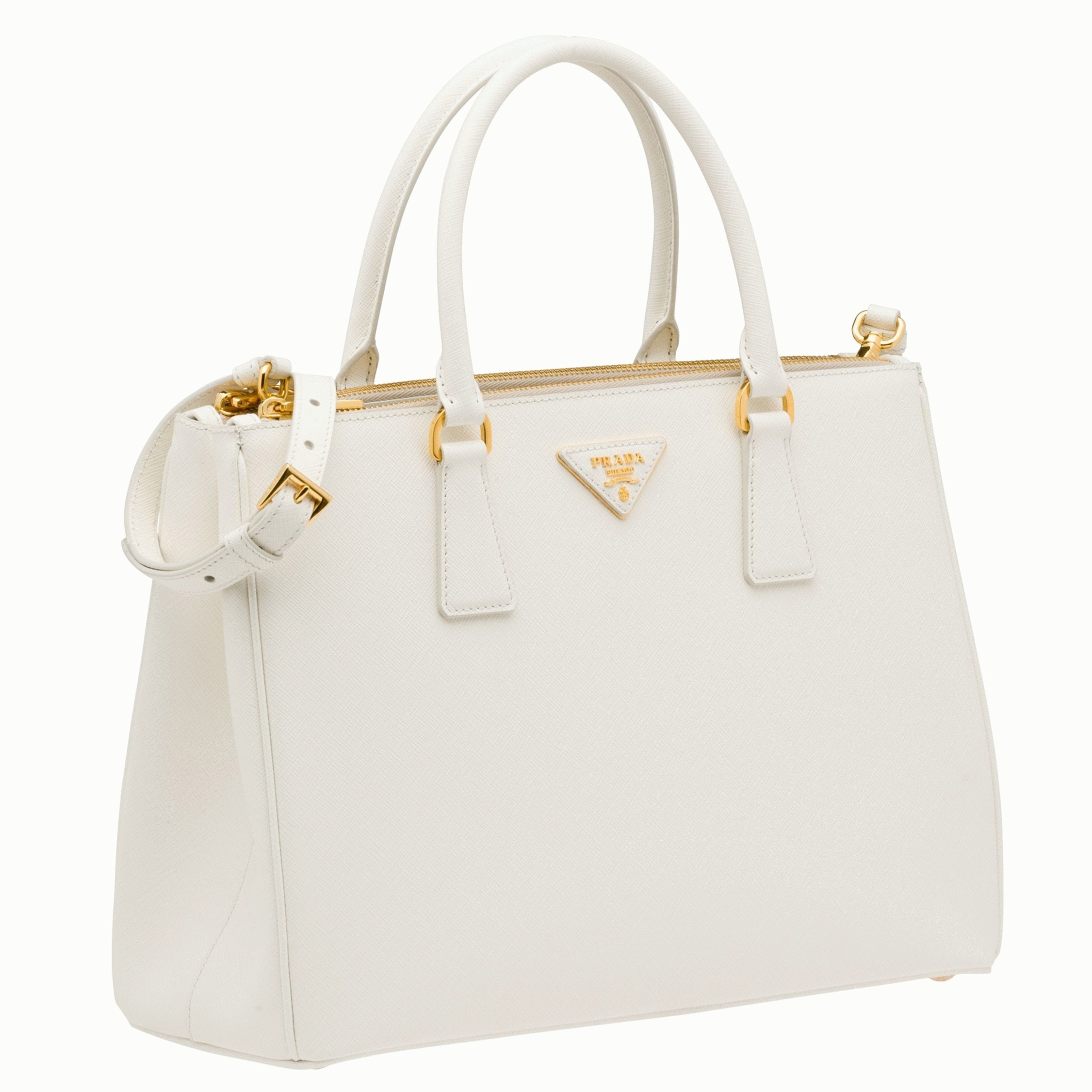 White Prada Galleria Large Bag Top Quality