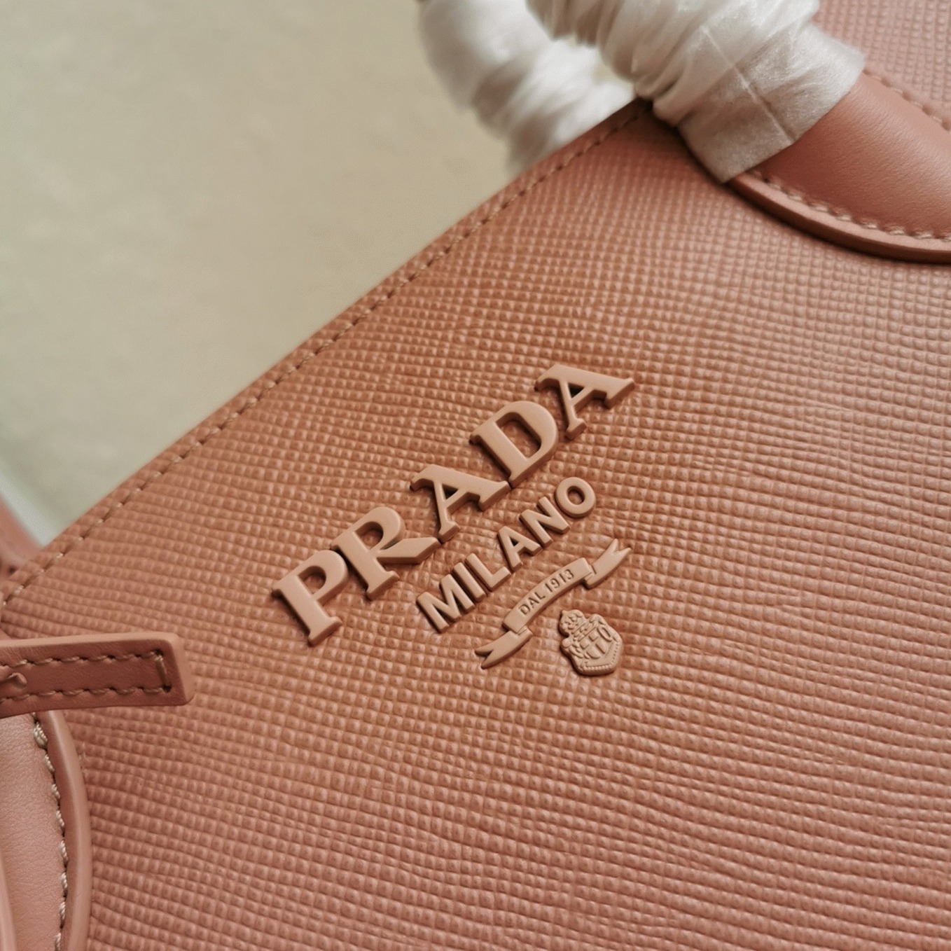 Prada Monochrome Small Bag Replica in Pink