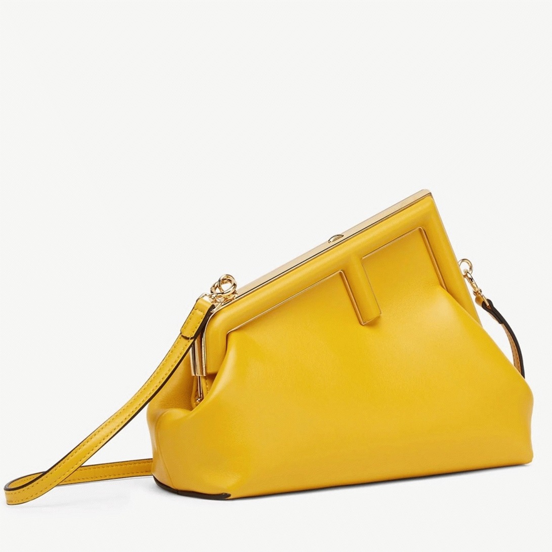 Top Quality Fake Fendi First Small Bag In Yellow