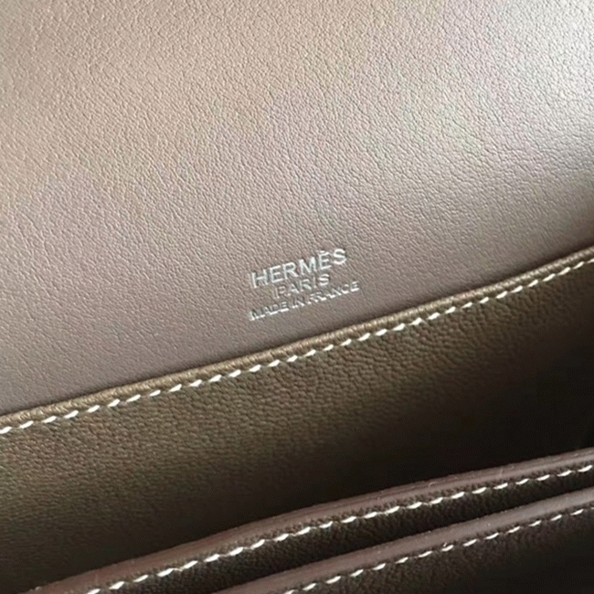 Etoupe knockoff Hermes Mini Sac Roulis handbag