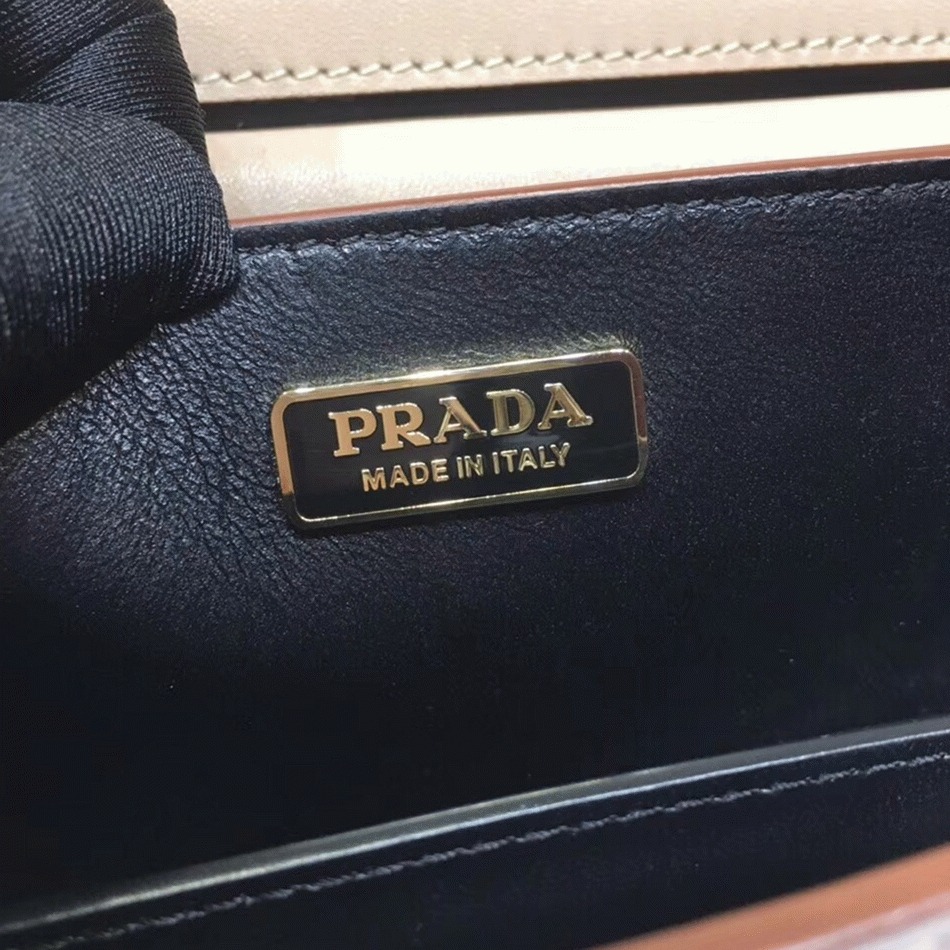 White/Black Prada Cahier Shoulder Bag Knockoff