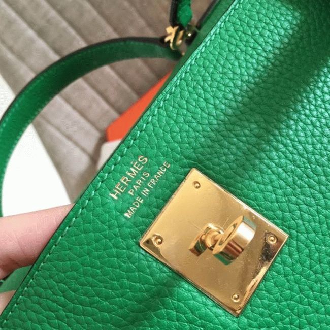 Bamboo Clemence Knockoff Hermes Kelly Retourne 32cm Soft Tote