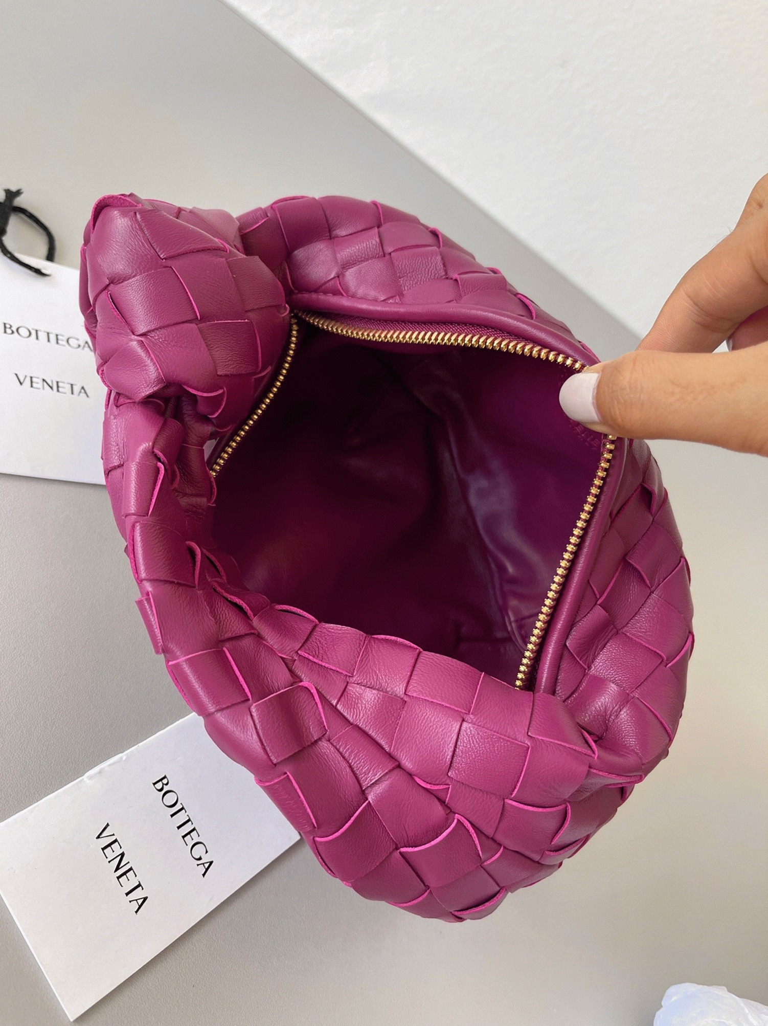 Replica Bottega Veneta BV Jodie Mini Bag Cinnabar