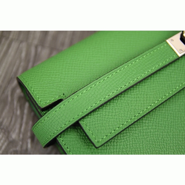 Bamboo designer replica Hermes Kelly Longue wallet