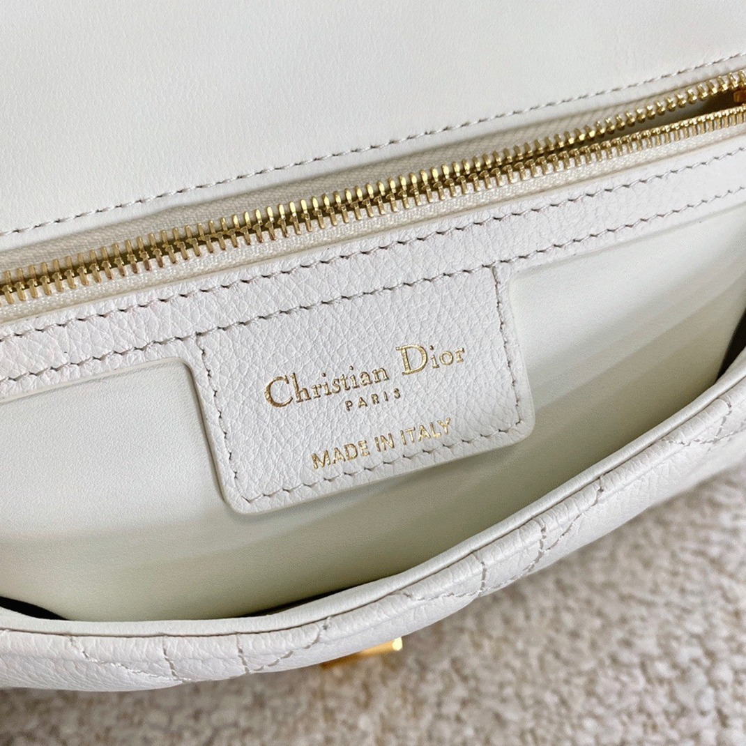 Dior Caro Medium Bag Replica in White