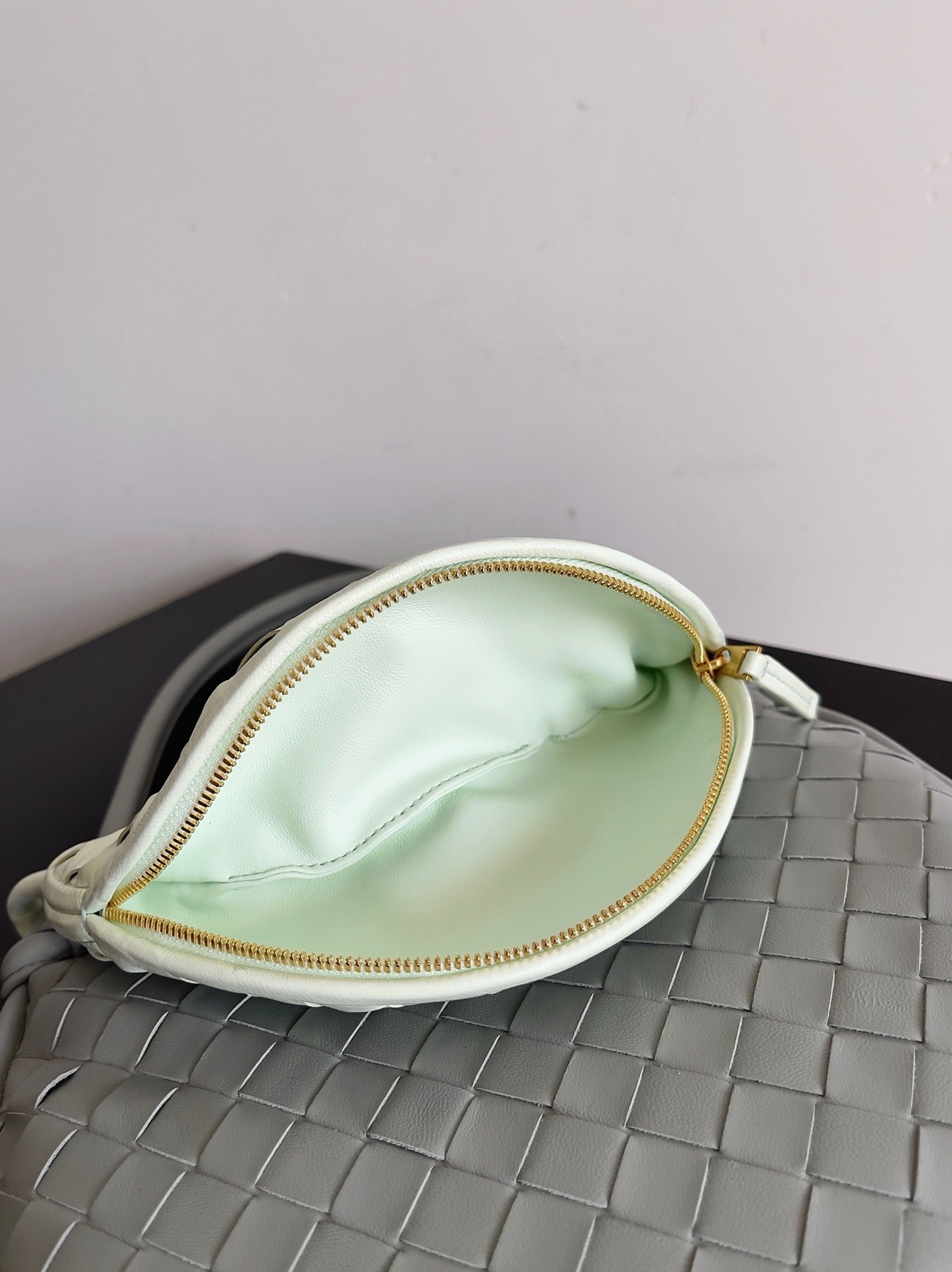 Replica Bottega Veneta Gemelli Small Bag Grey/Glacier