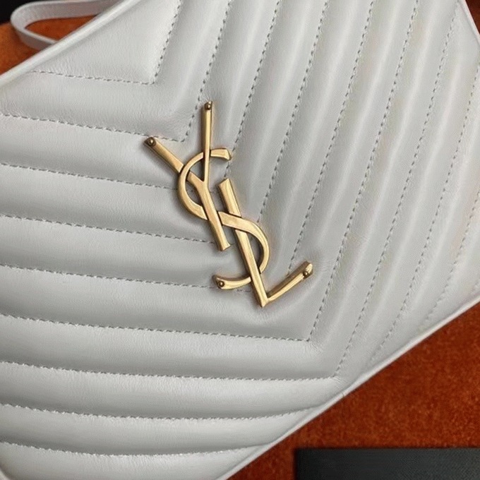 Fake Saint Laurent Lou Camera Bag White