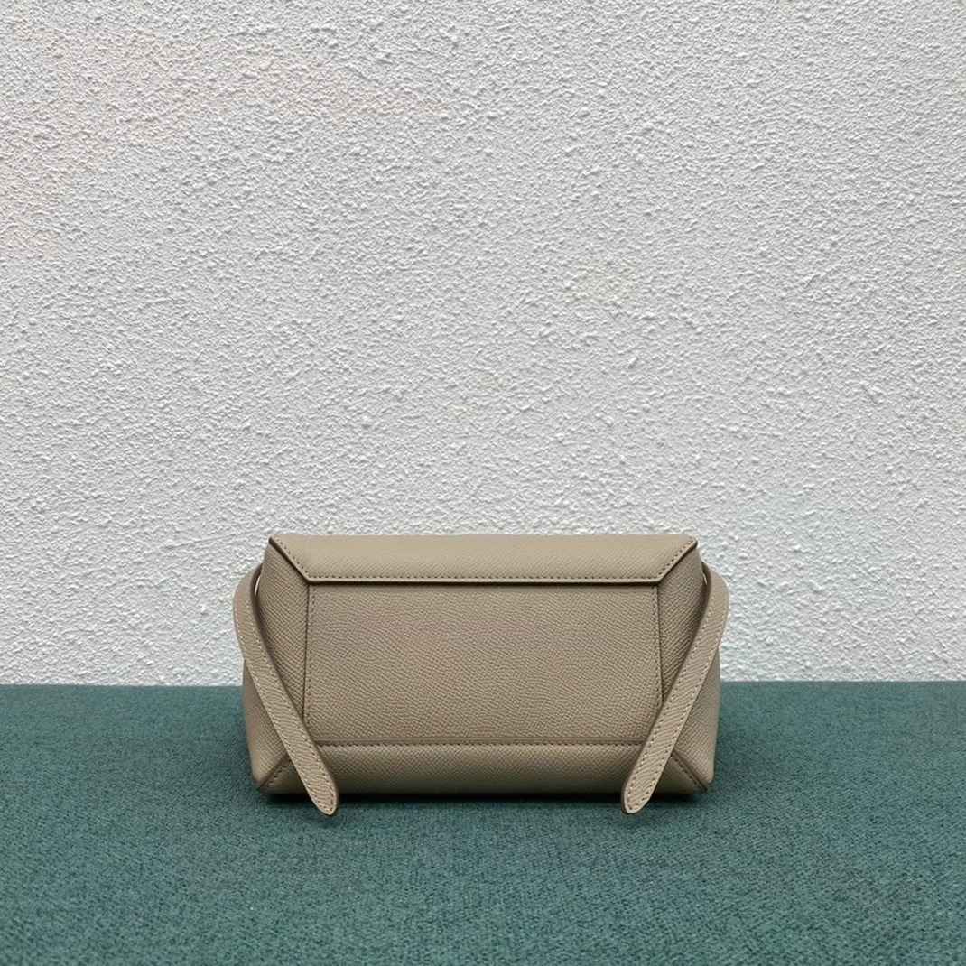 Celine Belt Nano Bag Knockoff in Light Beige