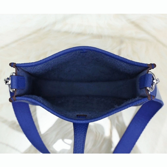 Blue Electric Evelyne II TPM Bag Fake Hermes Small Shoulder Bag