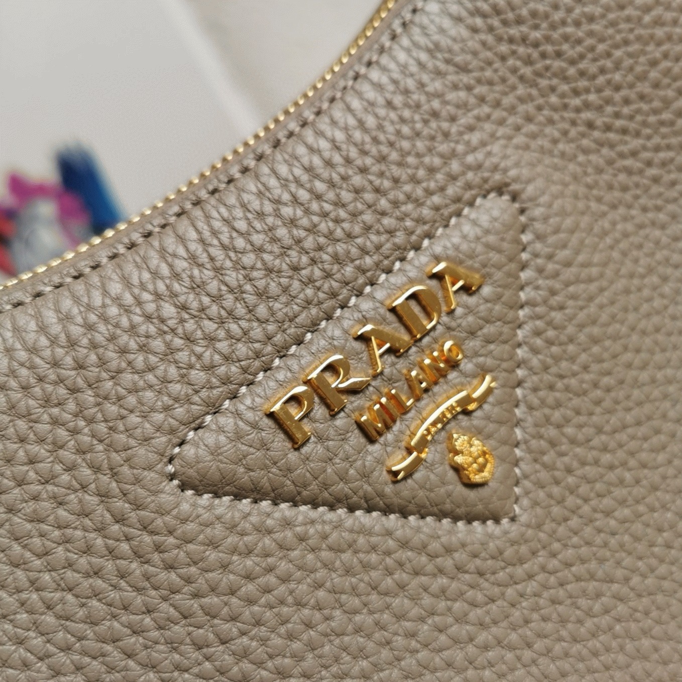 Prada Shoulder Bag Fake in Grey