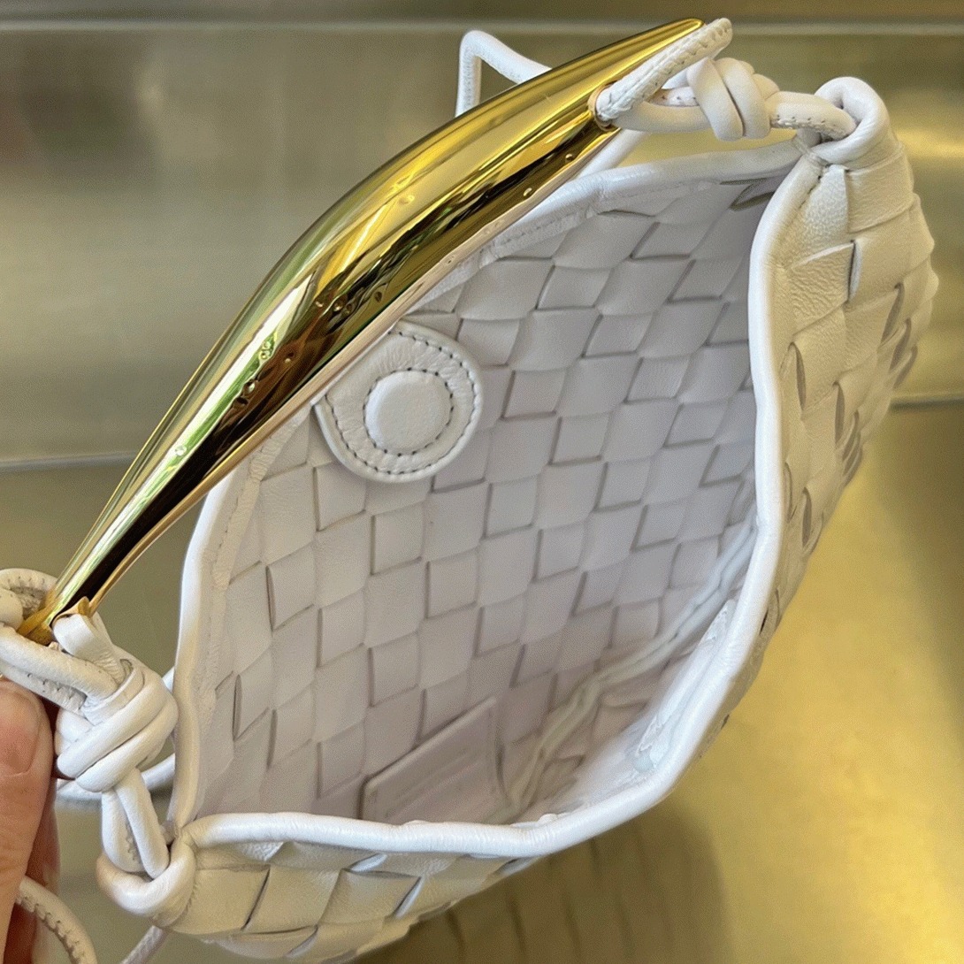 Replica Bottega Veneta Sardine Mini Bag White