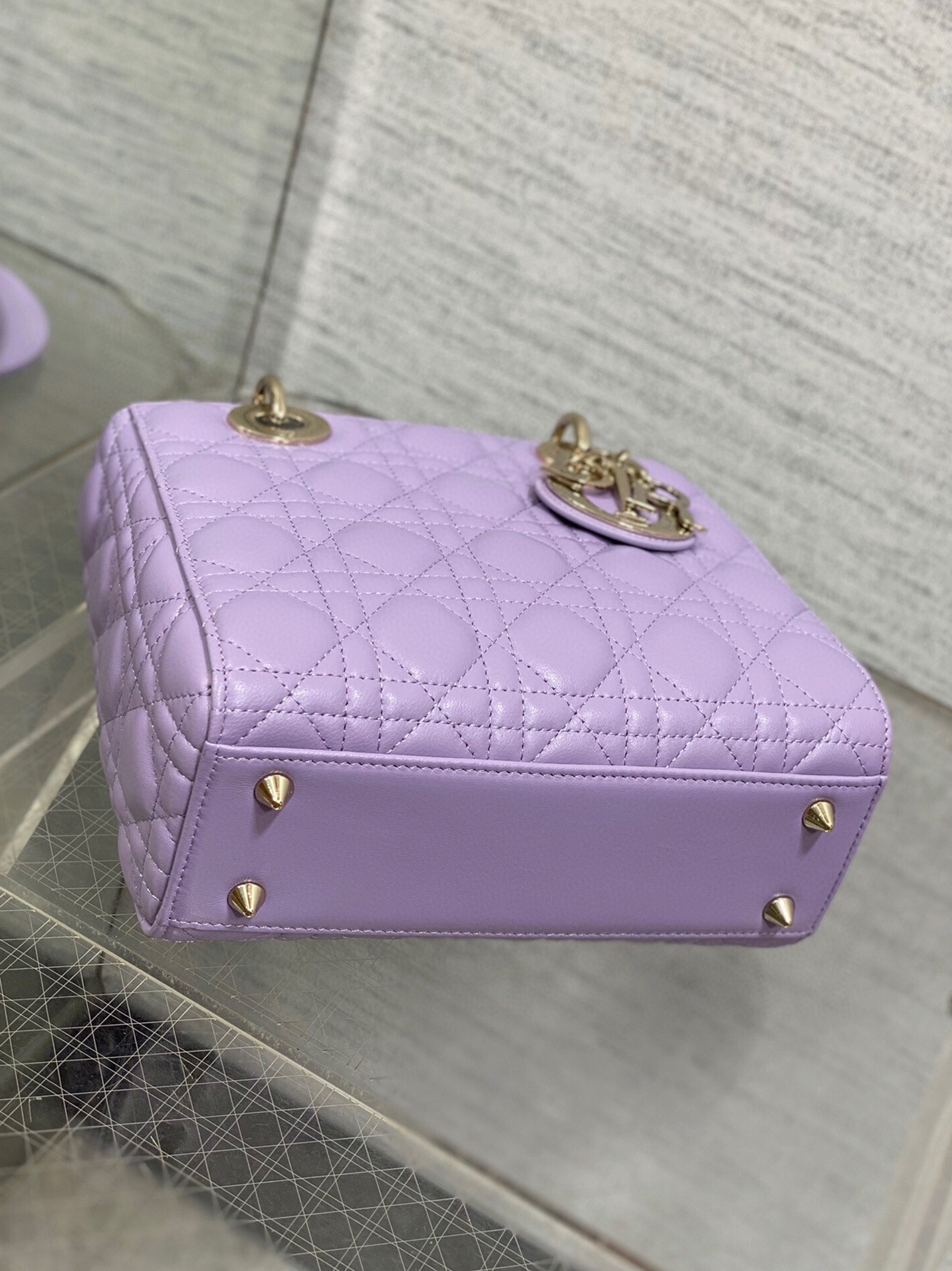Dior Small Lady Dior My ABCDior Bag Knockoff in Lilas