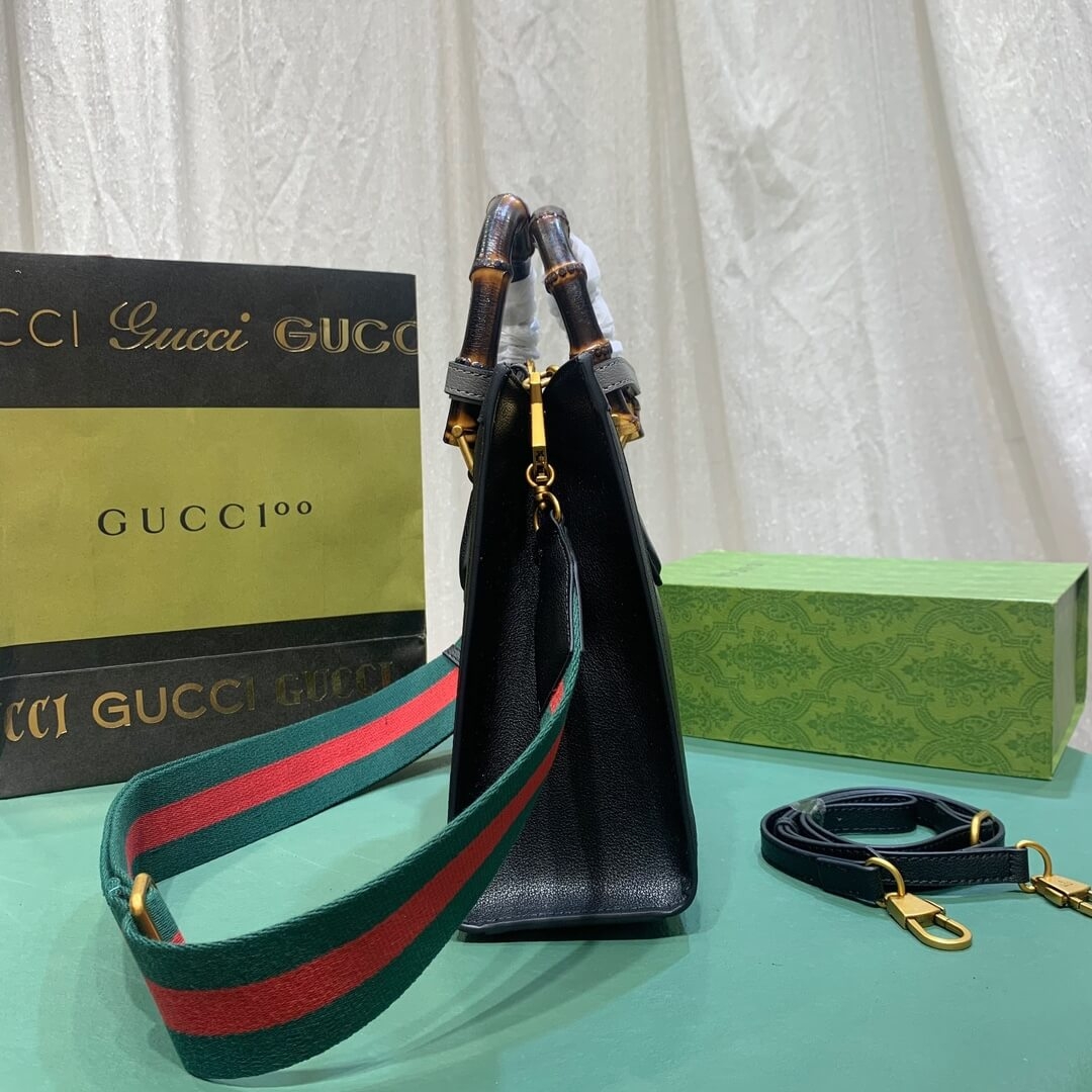 GUCCI DIANA BAMBOO SMALL TOTE BAG(high-end grade)