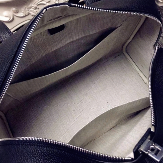 Black Designer Replica Hermes Victoria II 35cm Bag