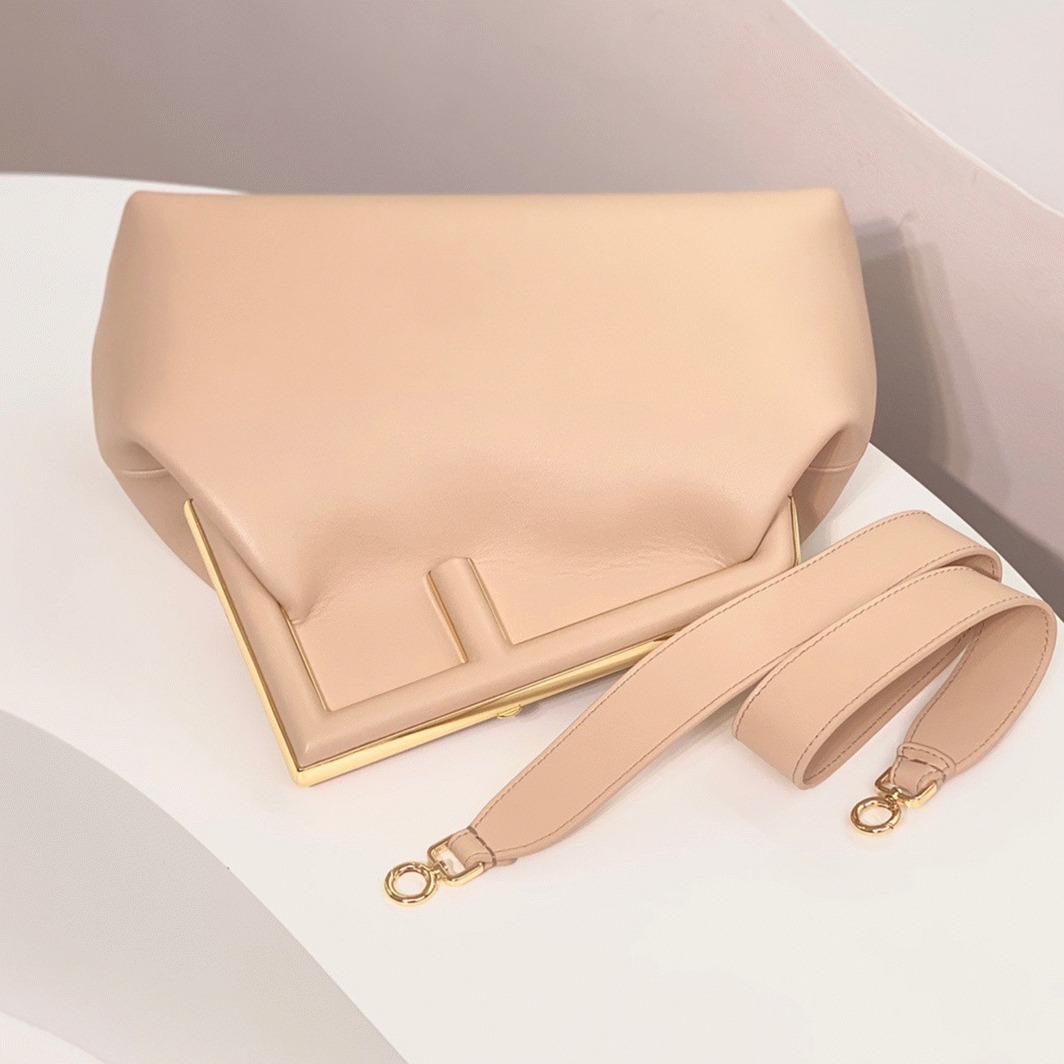 Top Quality Fake Fendi First Medium Bag In Powder Pink Nappa Leather