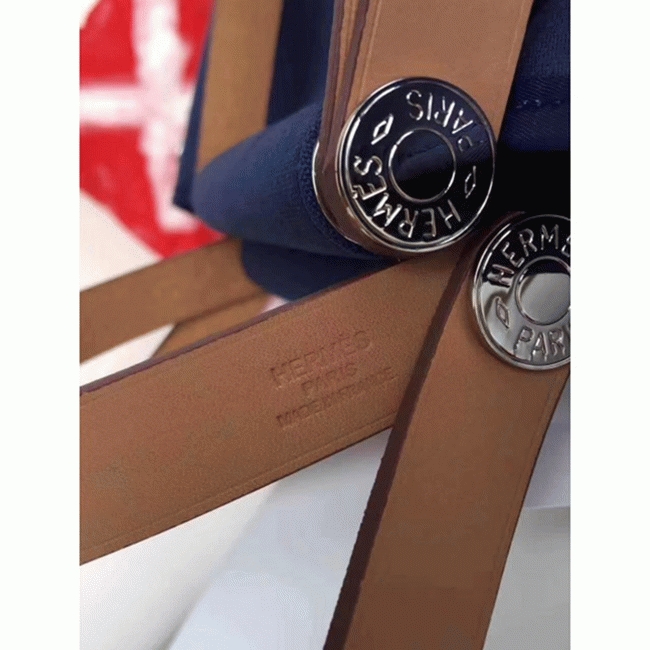 Dark Blue Canvas Knockoff Hermes Cabag Elan Casual Tote