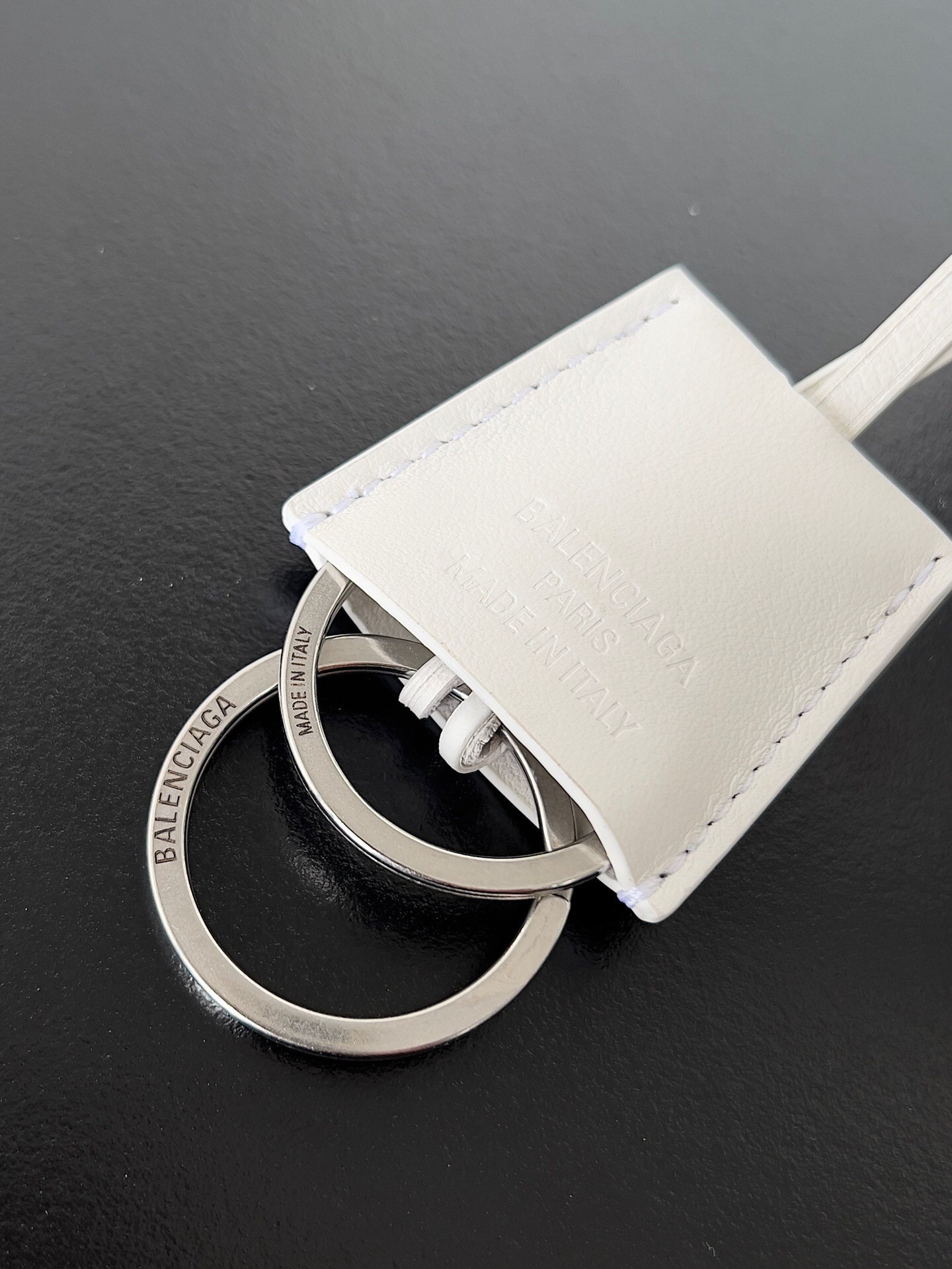 Balenciaga White Rodeo Crocodile Embossed Calfskin Replica Large Bag