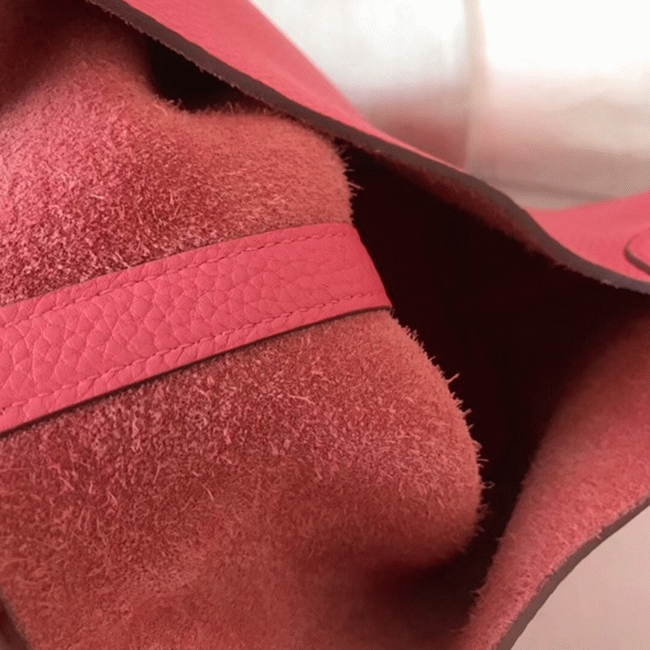 Rose lipstick cheap replica Hermes Picotin Lock 18cm handbag