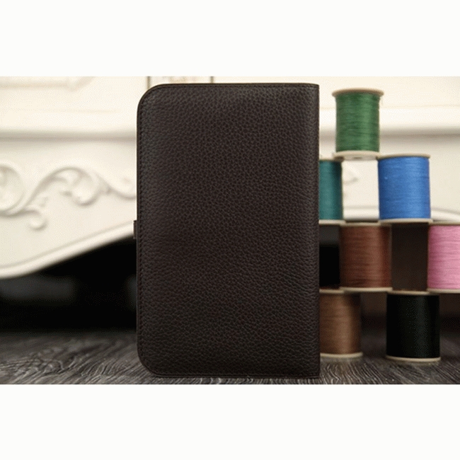 Chocolate knockoff Hermes Dogon combine wallet