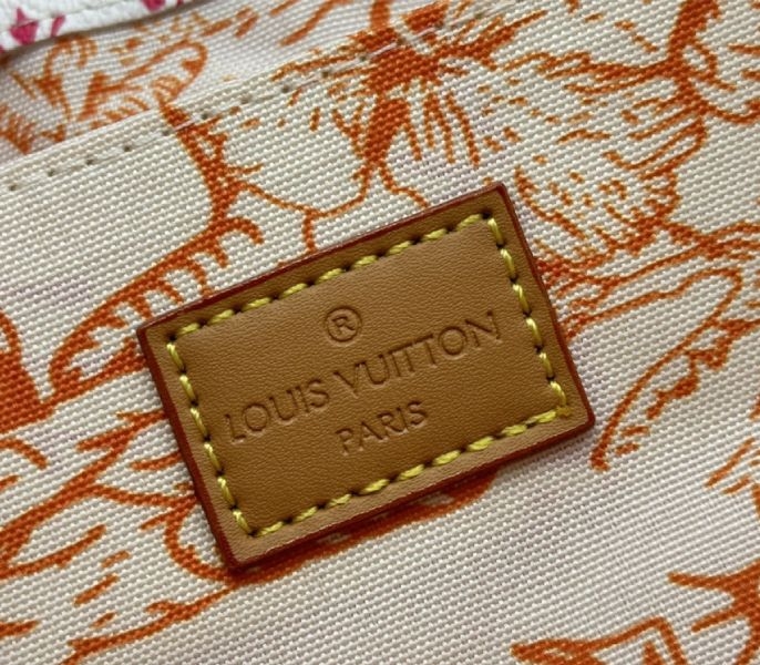 Louis Vuitton LV By The Pool Monogram Tiles Canvas Metis Handbag In Coral