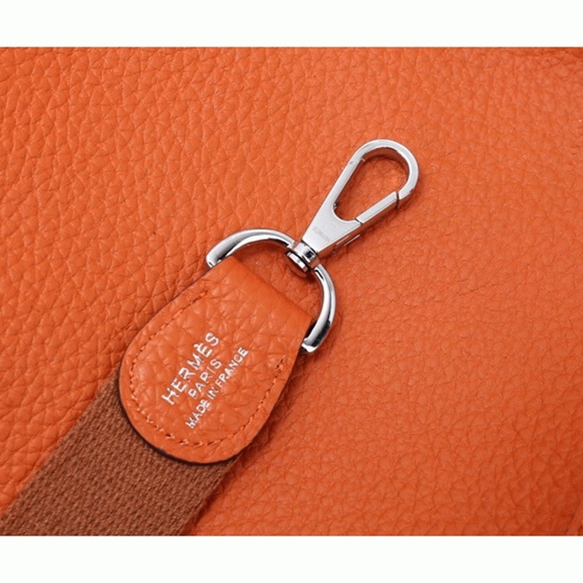 Orange Evelyne II TPM Bag Fake Luxury Hermes Small Messenger