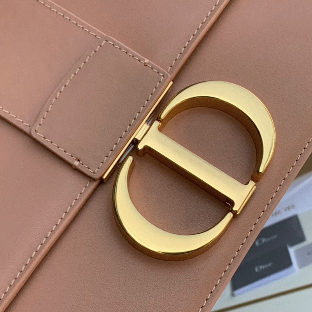 Dior 30 Montaigne Medium Bag Knockoff in Poudre Box Calfskin
